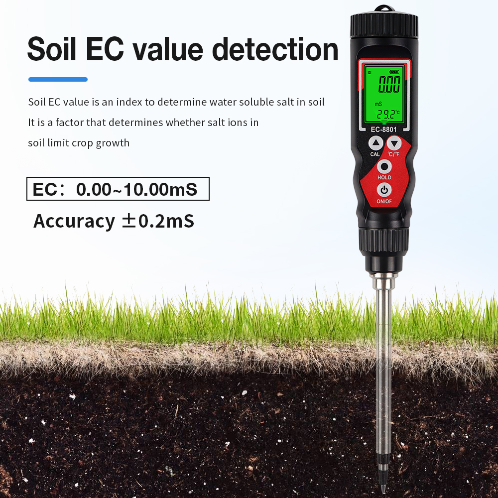 EC-8801 Portable Soil EC Meter - Ec Meter Digital recensione e prezzo