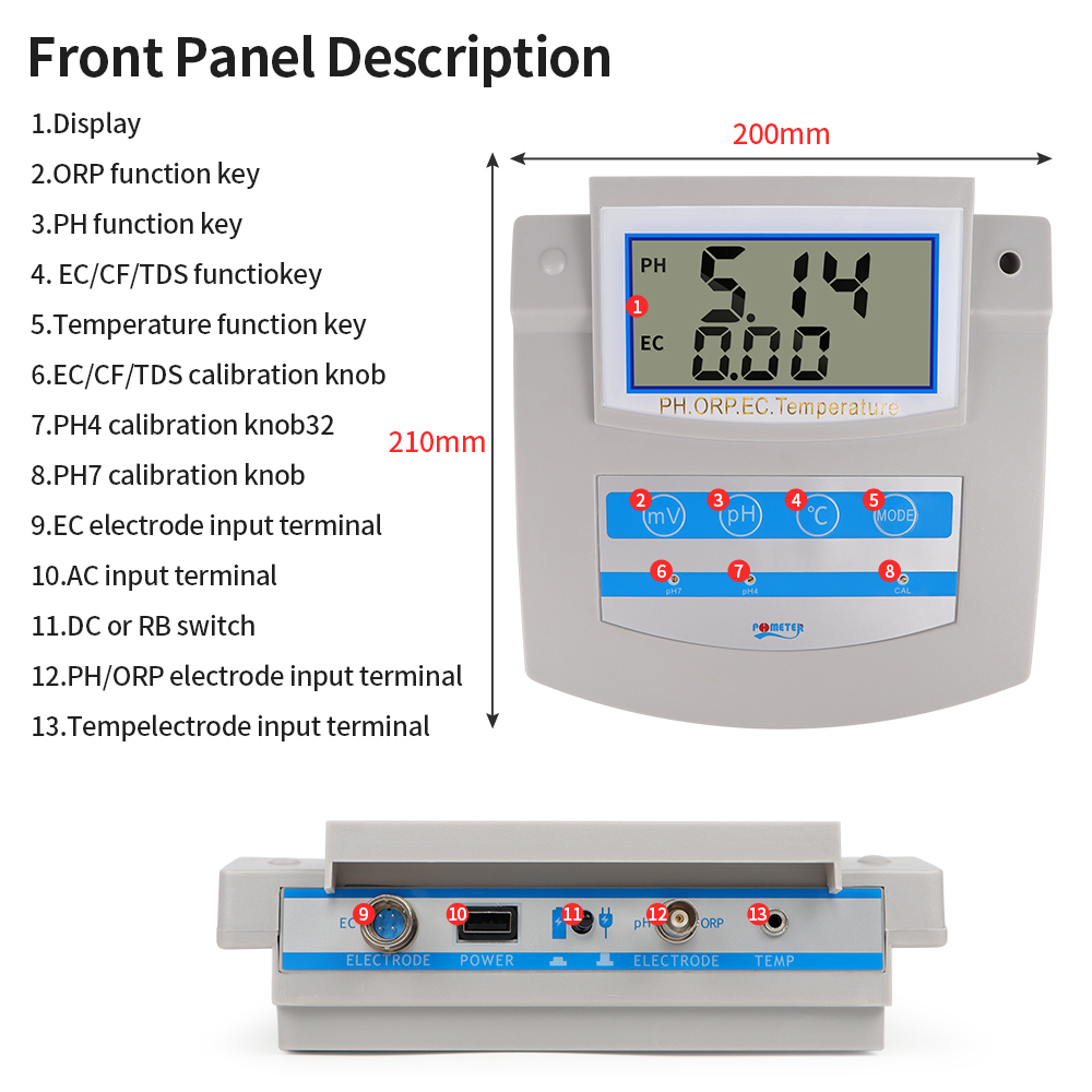6 In 1 Water Quality Tester Di - Ec Meter Digital recensione e prezzo