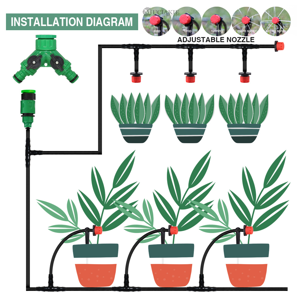 50-5M 1/4'' Hose Adjustable Dr - Urban Farming System recensione e prezzo