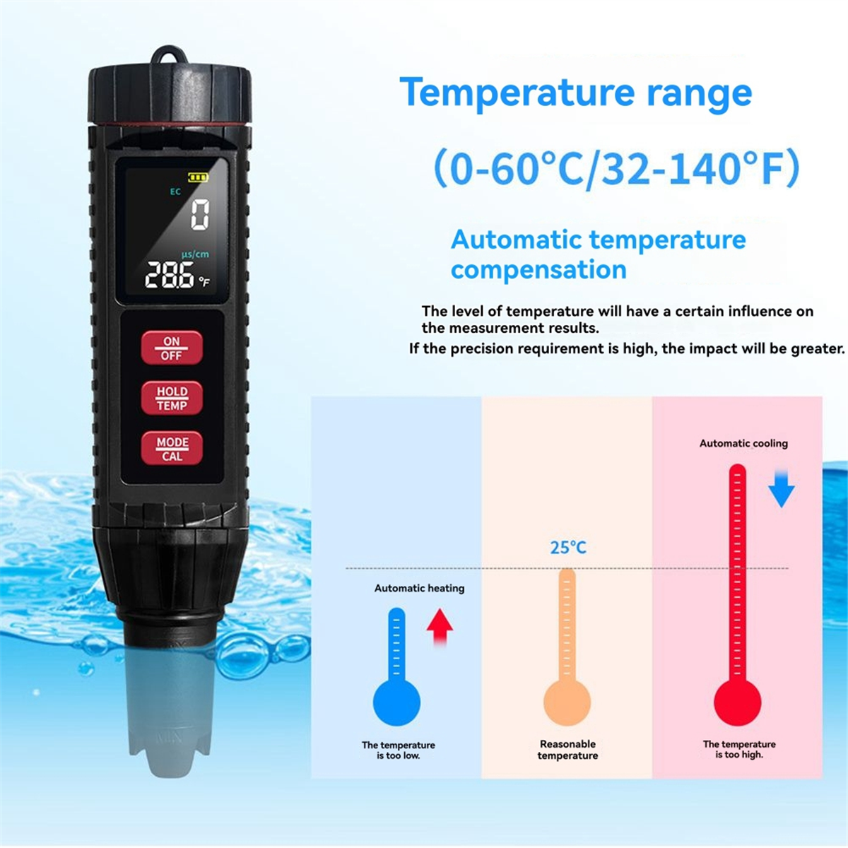 AA98 7 in 1 Digital Water Qual - Ec Meter Digital recensione e prezzo