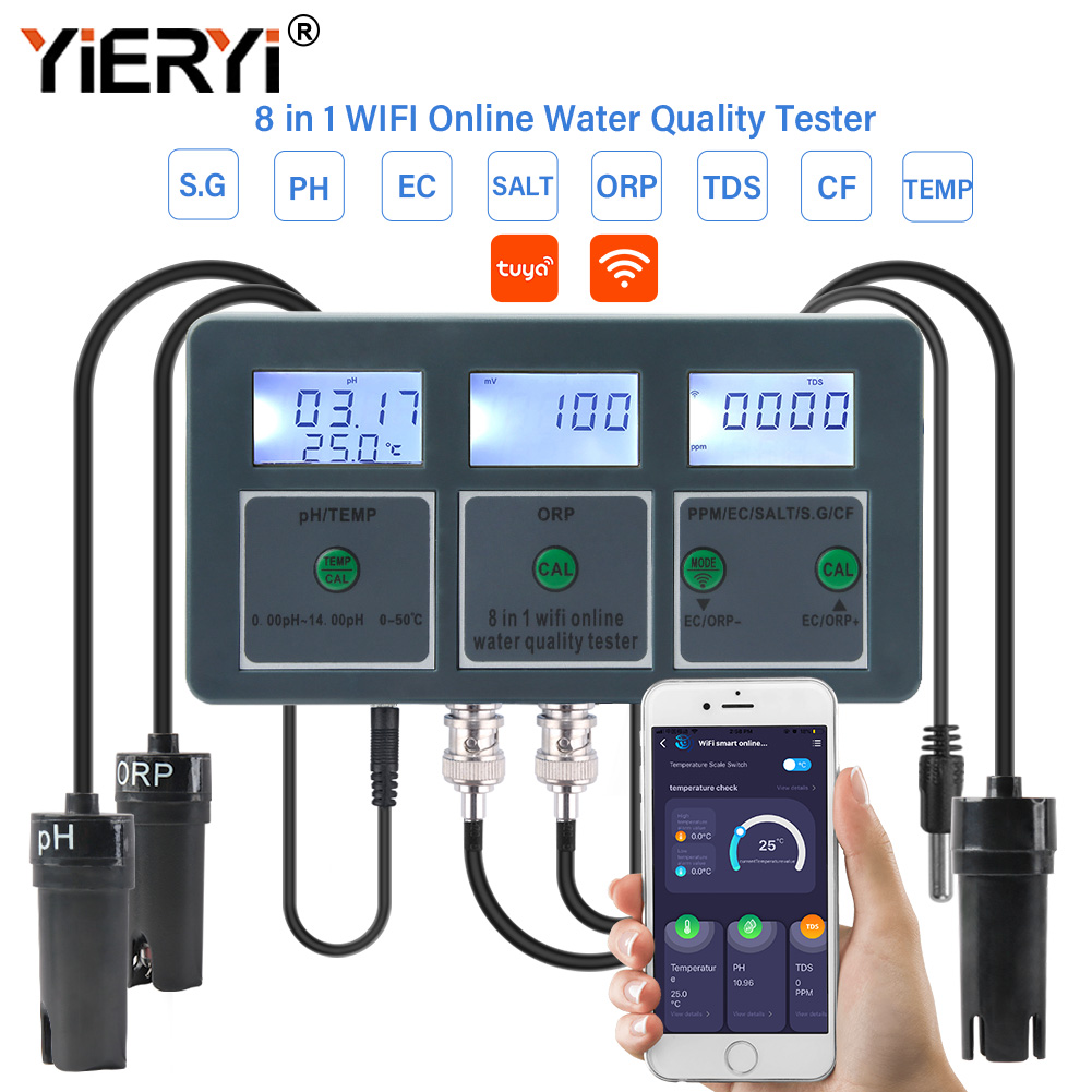 Yieryi WiFi Tuya Smart PH ORP  - Ec Meter Digital recensione e prezzo